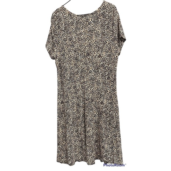 Old Navy Leopard Dress, Size 1X - Picture 6 of 7